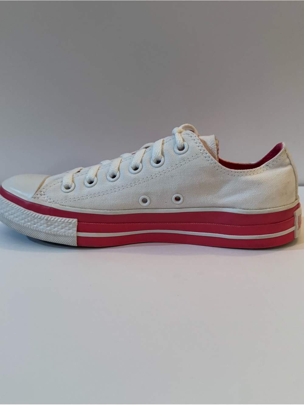 Converse Chuck Taylor All Star Double Tongue Low-Top Sneakers W8 M6 - Picture 6 of 11